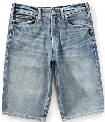 Silver Jeans Co. Gordie 12#double; Relaxed Fit Mid Rise Denim Shorts