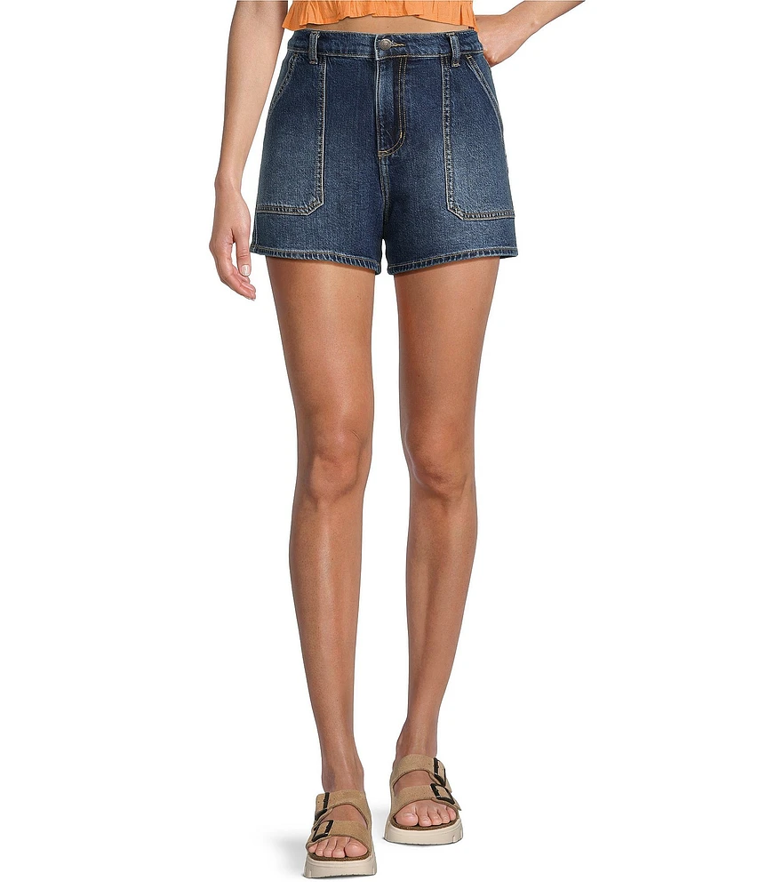 Silver Jeans Co. High Rise 4-Pocket Utility-Style Shorts