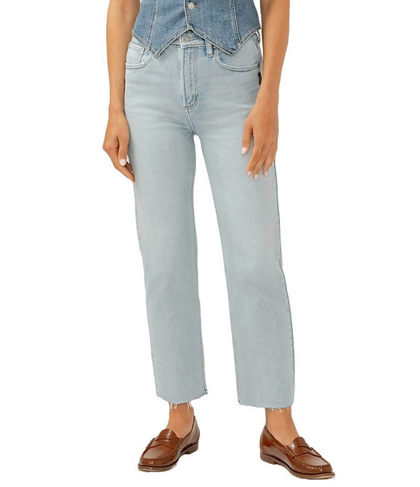 Silver Jeans Co. High Rise Straight Leg Jeans