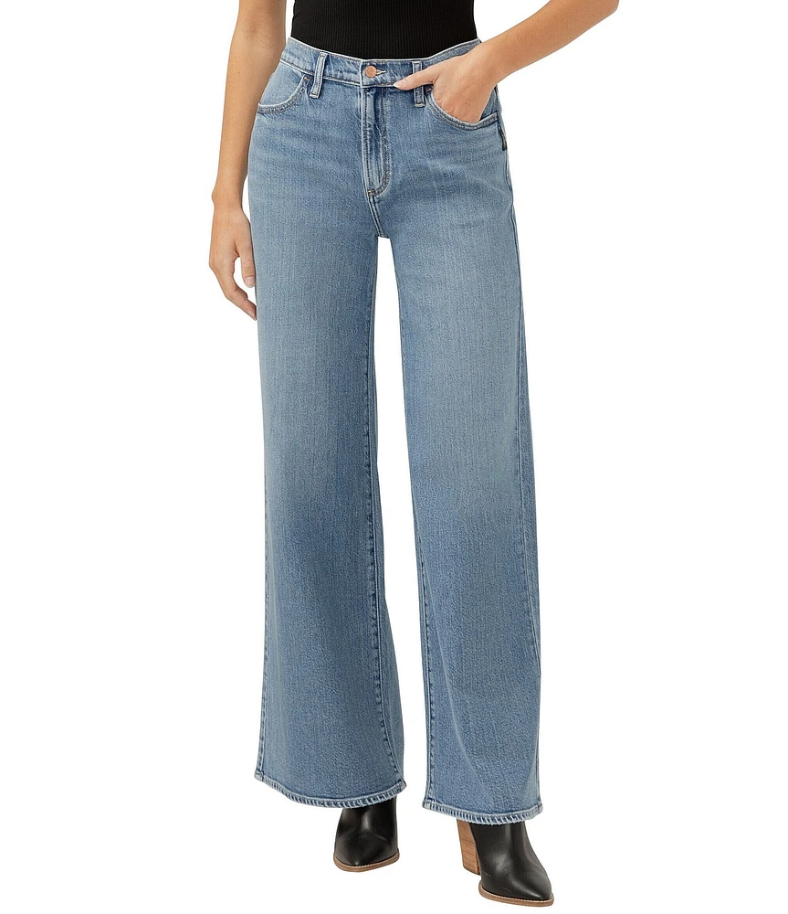 Silver Jeans Co. High Rise Wide Leg Highly Desirable Jeans