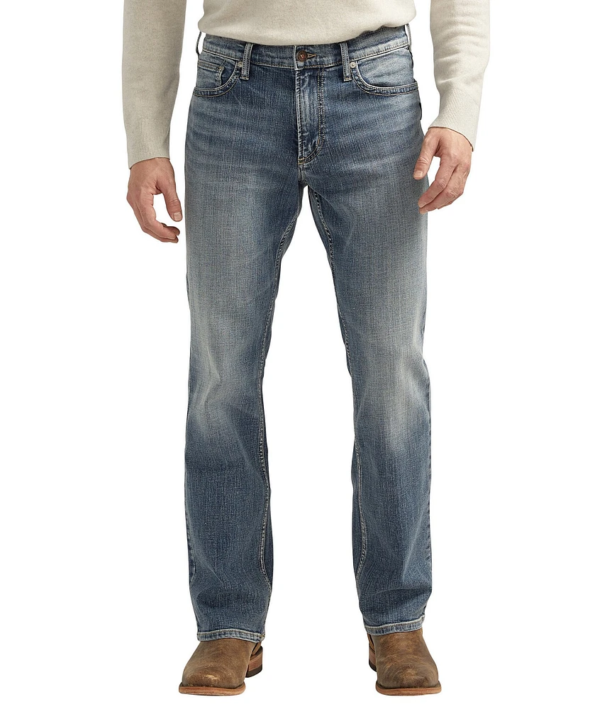 Silver Jeans Co. Jace Slim Fit Bootcut Leg Dark Wash Jeans
