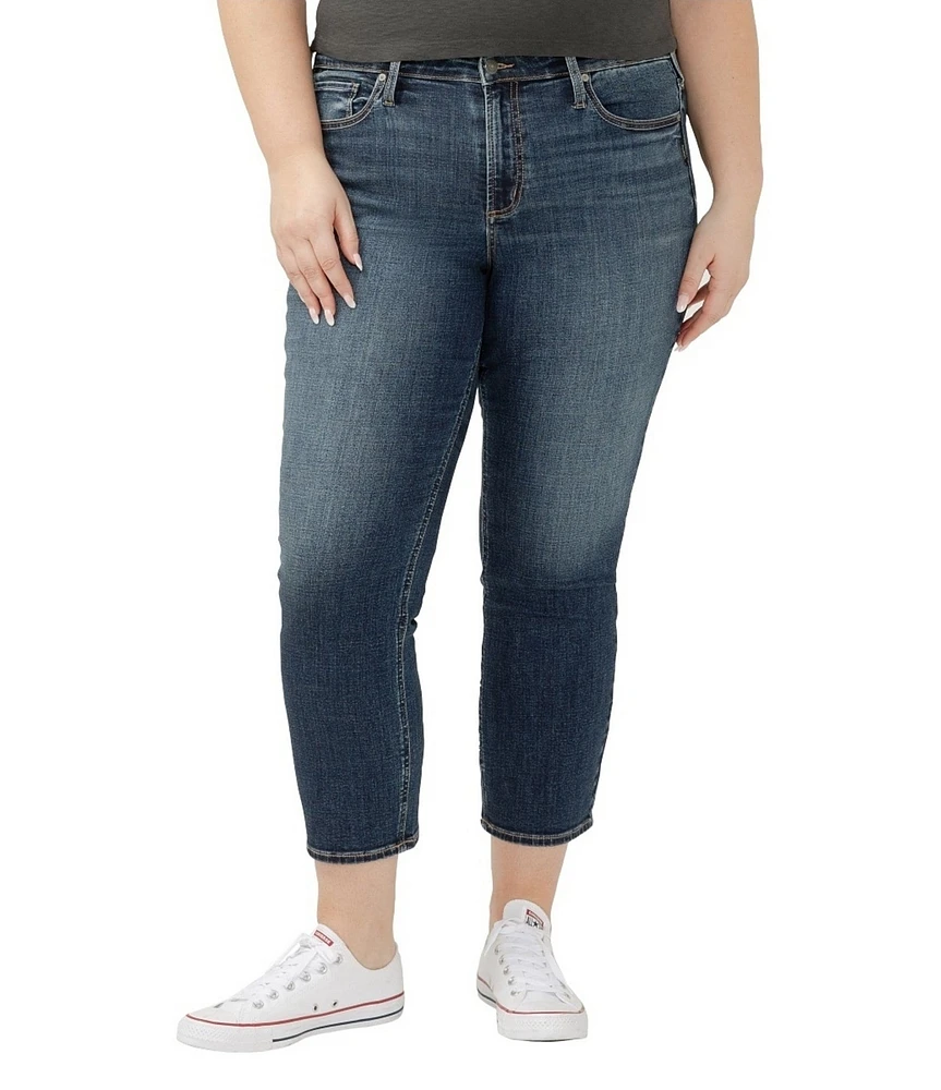 Silver Jeans Co. Plus Size Most Wanted Mid-Rise Straight Leg Jeans