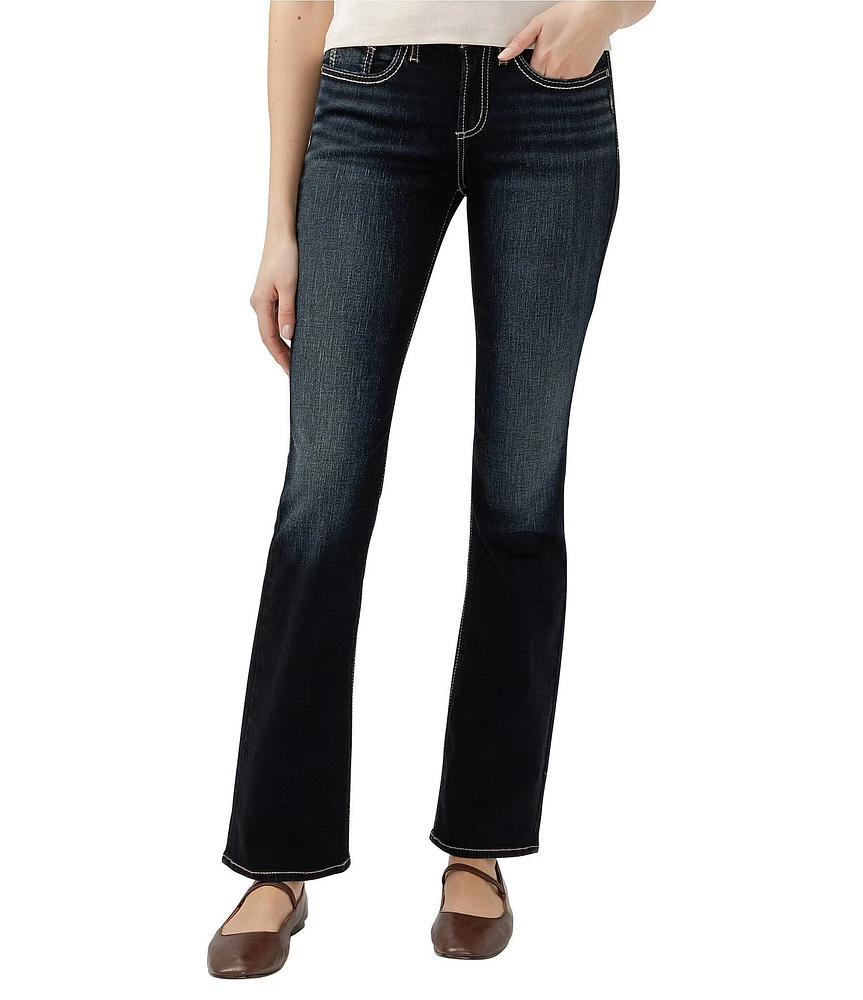 Silver Jeans Co. Suki Mid Rise Curvy Slim Fit Bootcut Jeans