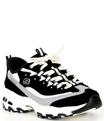 Skechers Women's Hands Free Slip-Ins D'Lites Smooth Nostalgia Chunky Sneakers