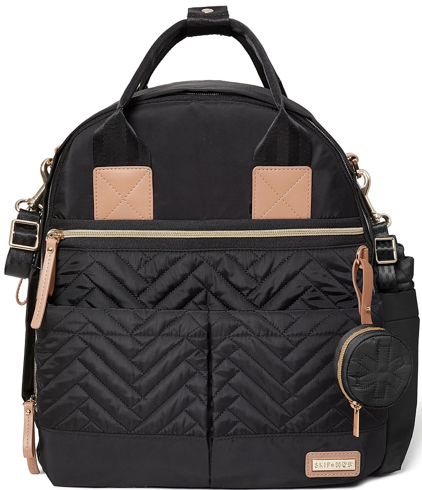 Skip Hop Suite 6-In-1 Quilted Diaper Backpack