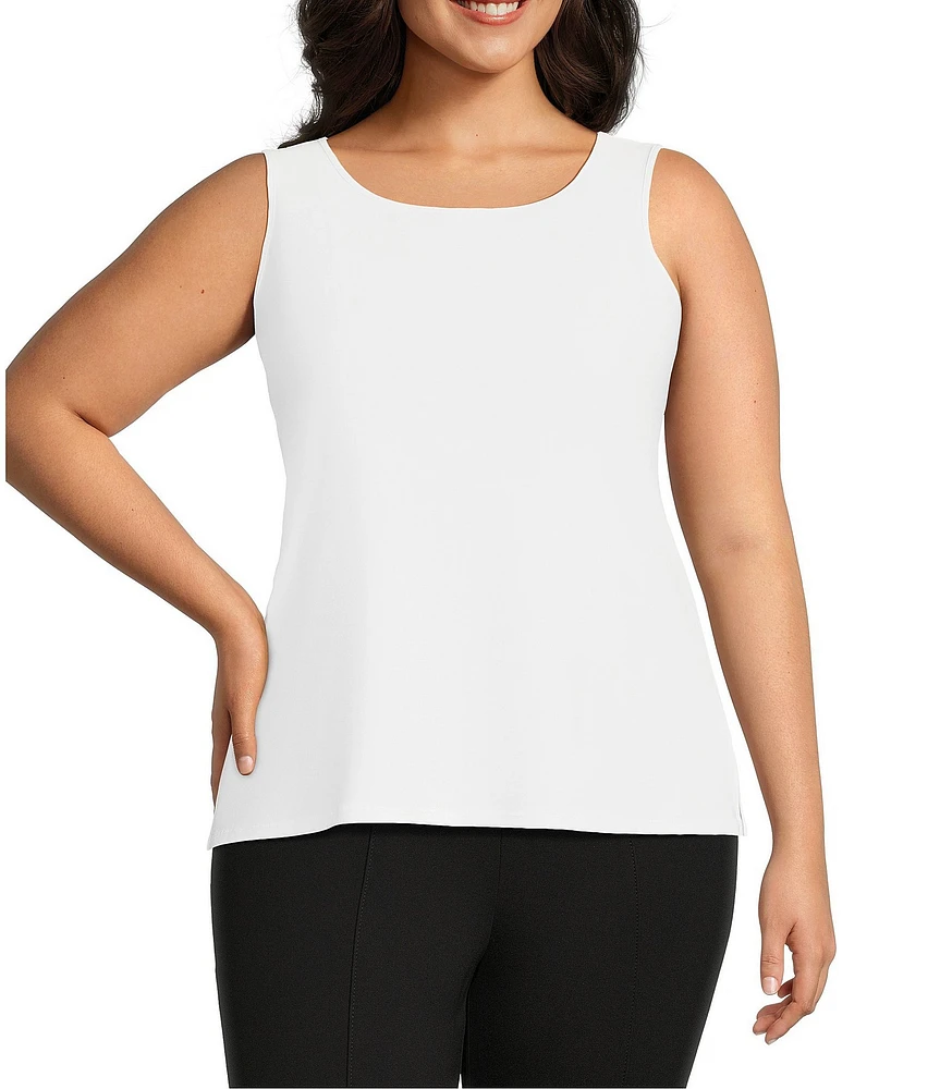 Slim Factor by Investments Plus Size Crew Neck Sleeveless Liner