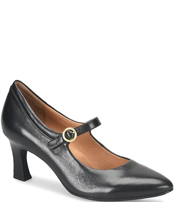 Sofft Sienna Leather Mary Jane Pumps