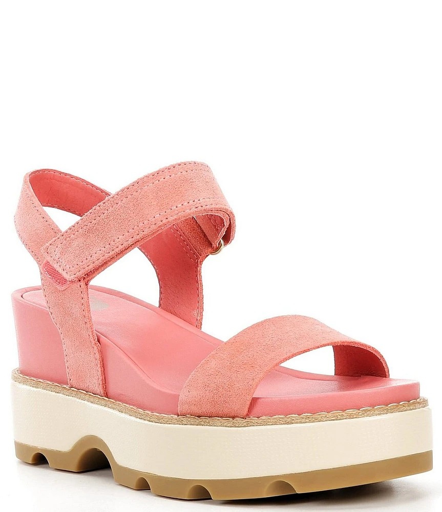 Sorel Joanie IV Strap Wedge Suede Platform Sandals