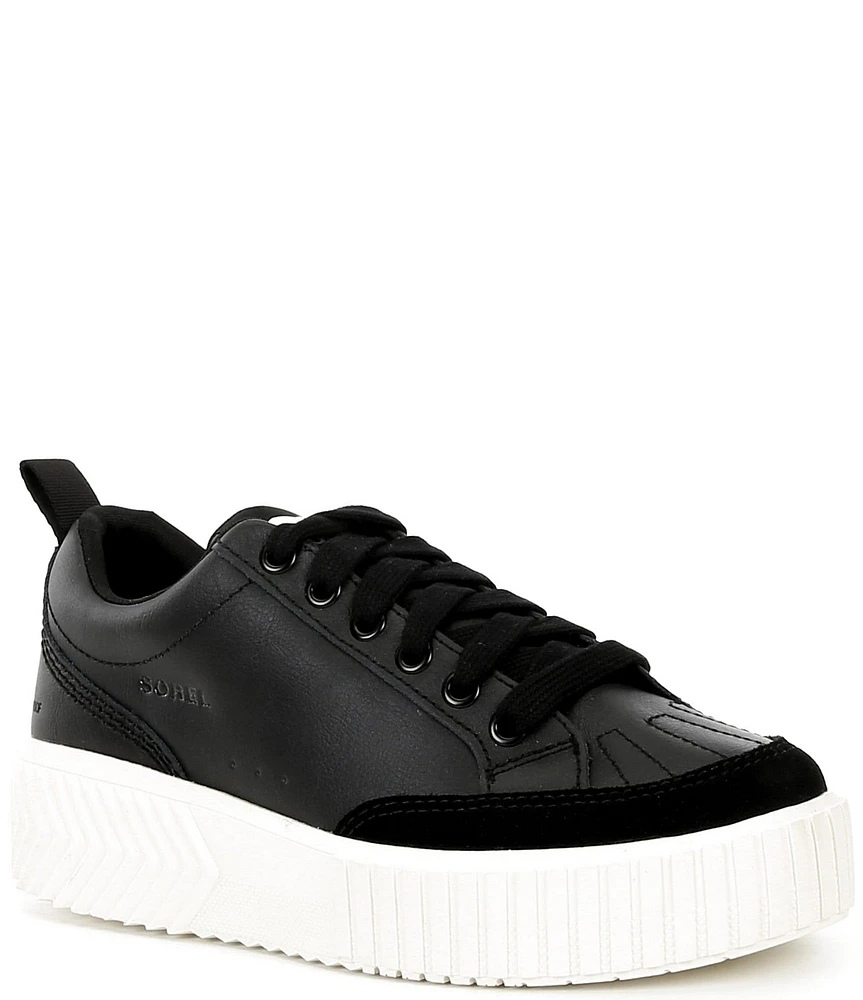 Sorel ONA AVE Low Waterproof Leather Platform Sneakers