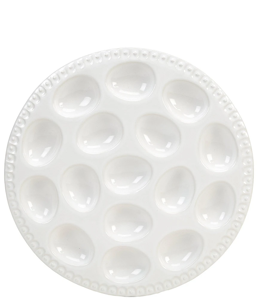 Southern Living Alexa Stoneware Egg Platter