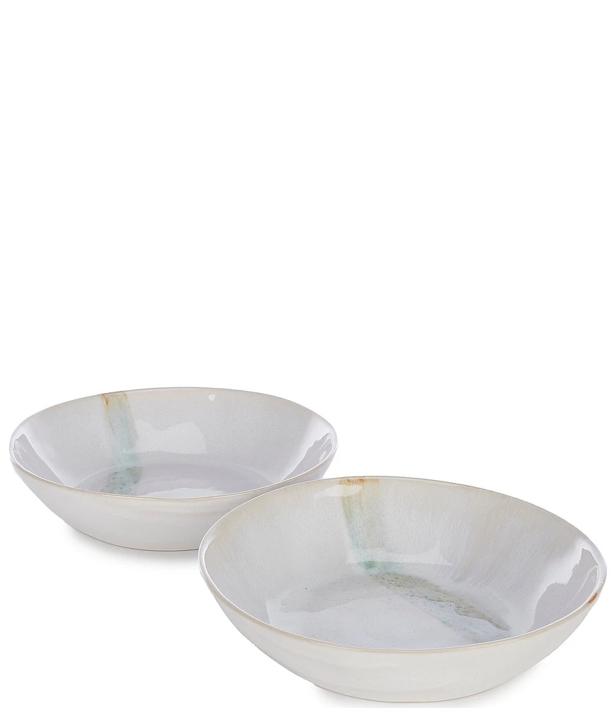 Southern Living Astra Collection White Soup Bowls, Set of 2