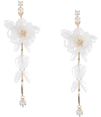 Southern Living x Borrowed & Blue Flower Petal Cluster Linear Earrings