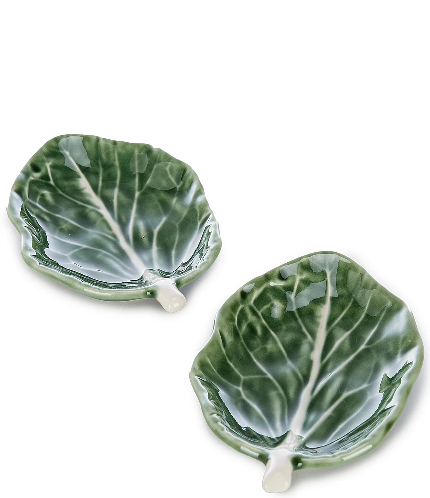 Southern Living Cabbage Trays, Set of 2