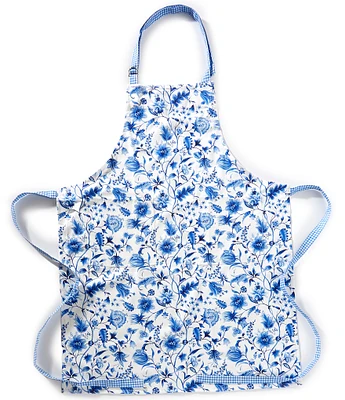 Southern Living Elsa Blue Floral Apron