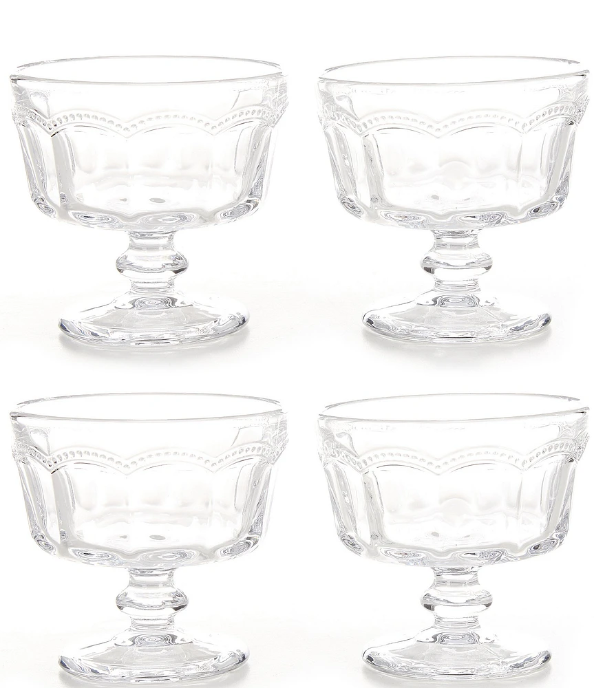 Southern Living Footed Dessert Dishes, Set of 4