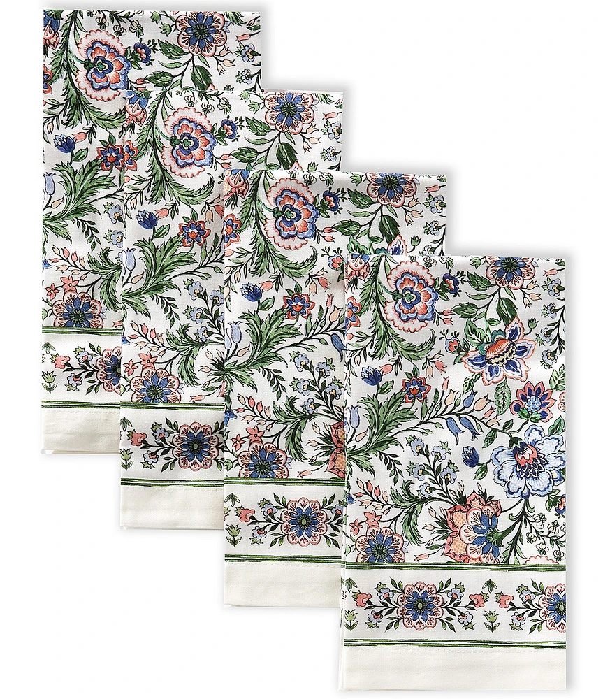 Southern Living Norah Block Napkins, Set of 4