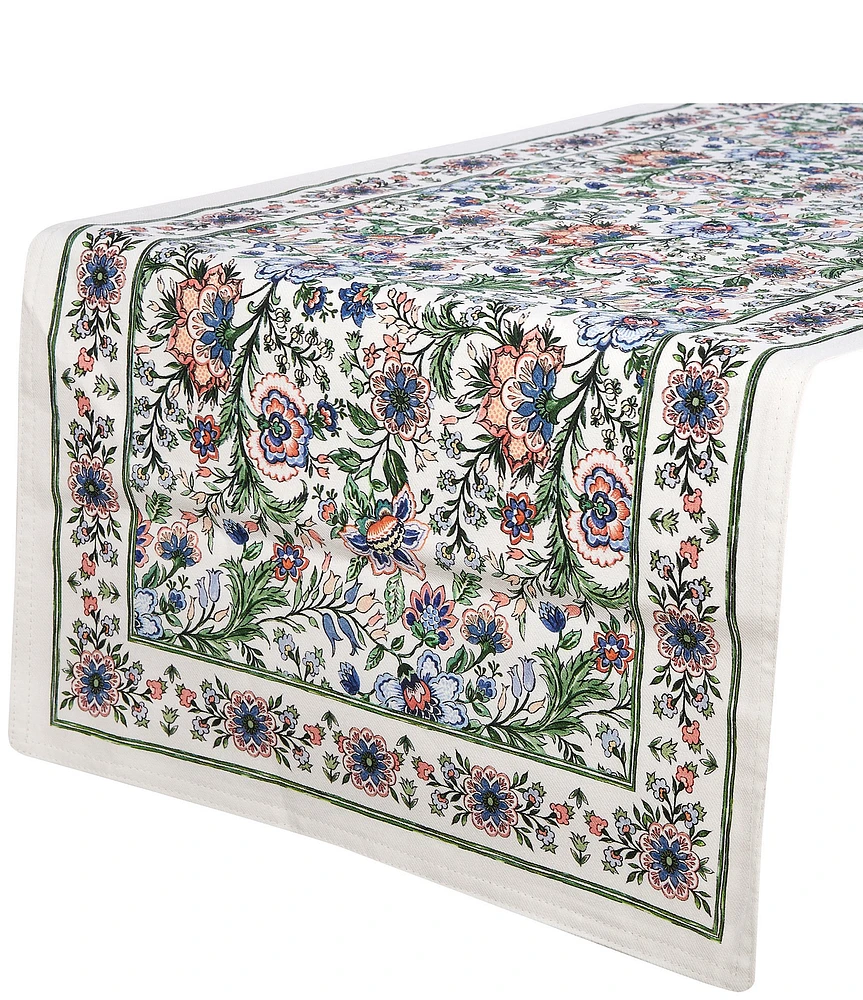 Southern Living Norah Block Runner, 72#double;