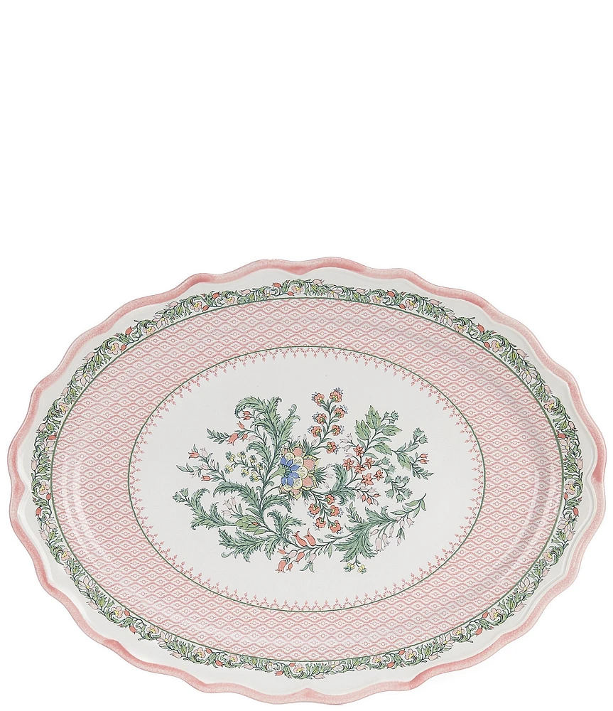 Southern Living Norah Collection Scallop Oval Platter