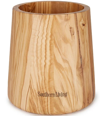 Southern Living Olivewood Utensil Crock