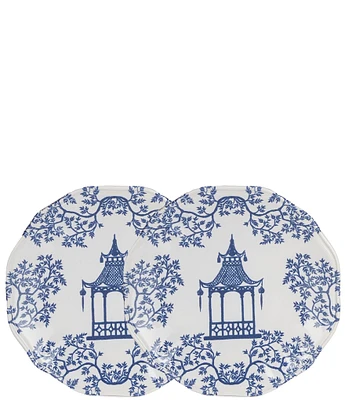 Southern Living Pagoda Bread Plates, Set of 2