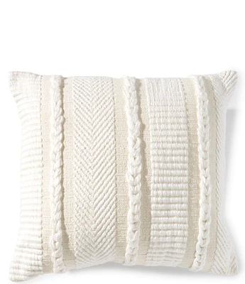 Southern Living Simplicity Collection Braided Square Pillow