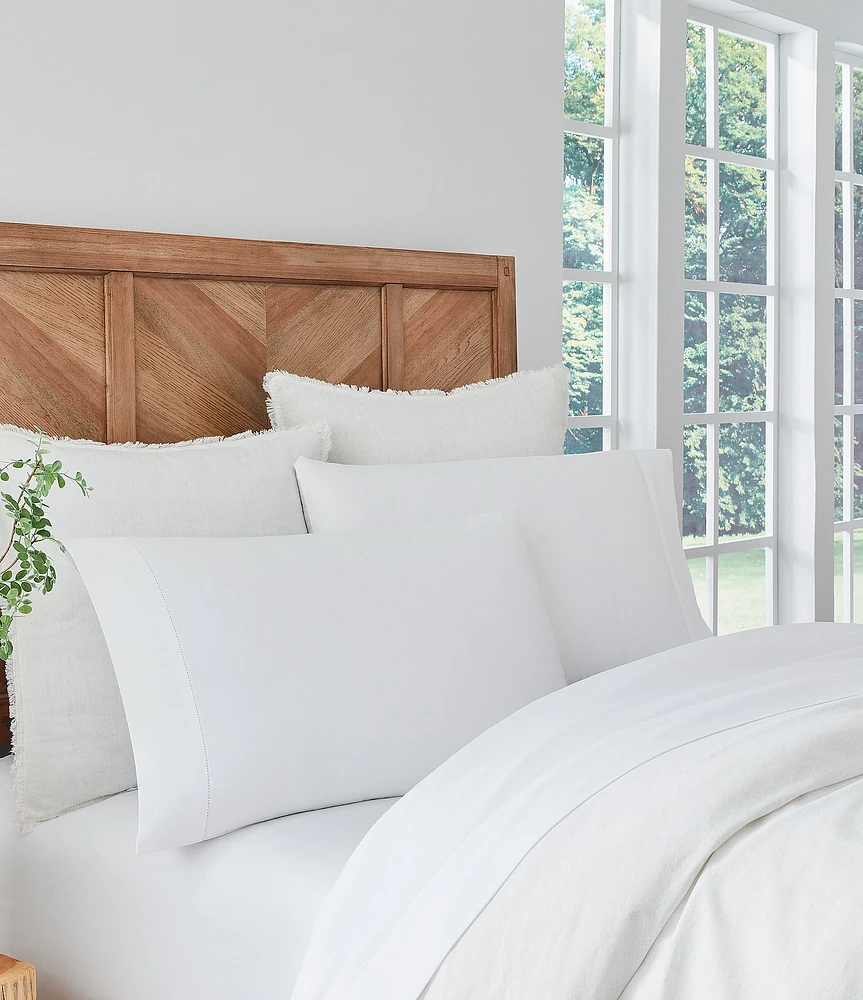 Southern Living Simplicity Collection Organic Cotton Sateen Garment Washed Sheets