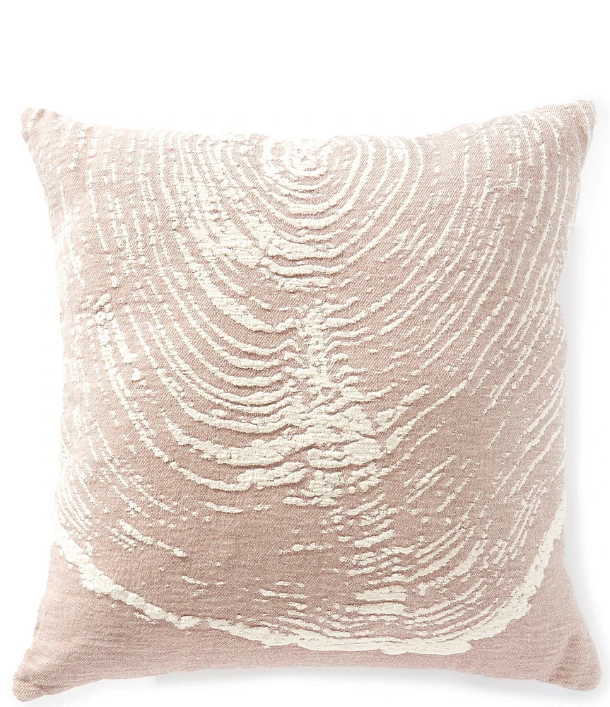 Southern Living Simplicity Collection Printed Jacquard Square Pillow