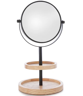 Southern Living Simplicity Collection Wood Mirror Bath Accessories