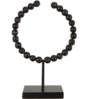 Southern Living Simplicity Collection Wooden Beads Laurel on Stand