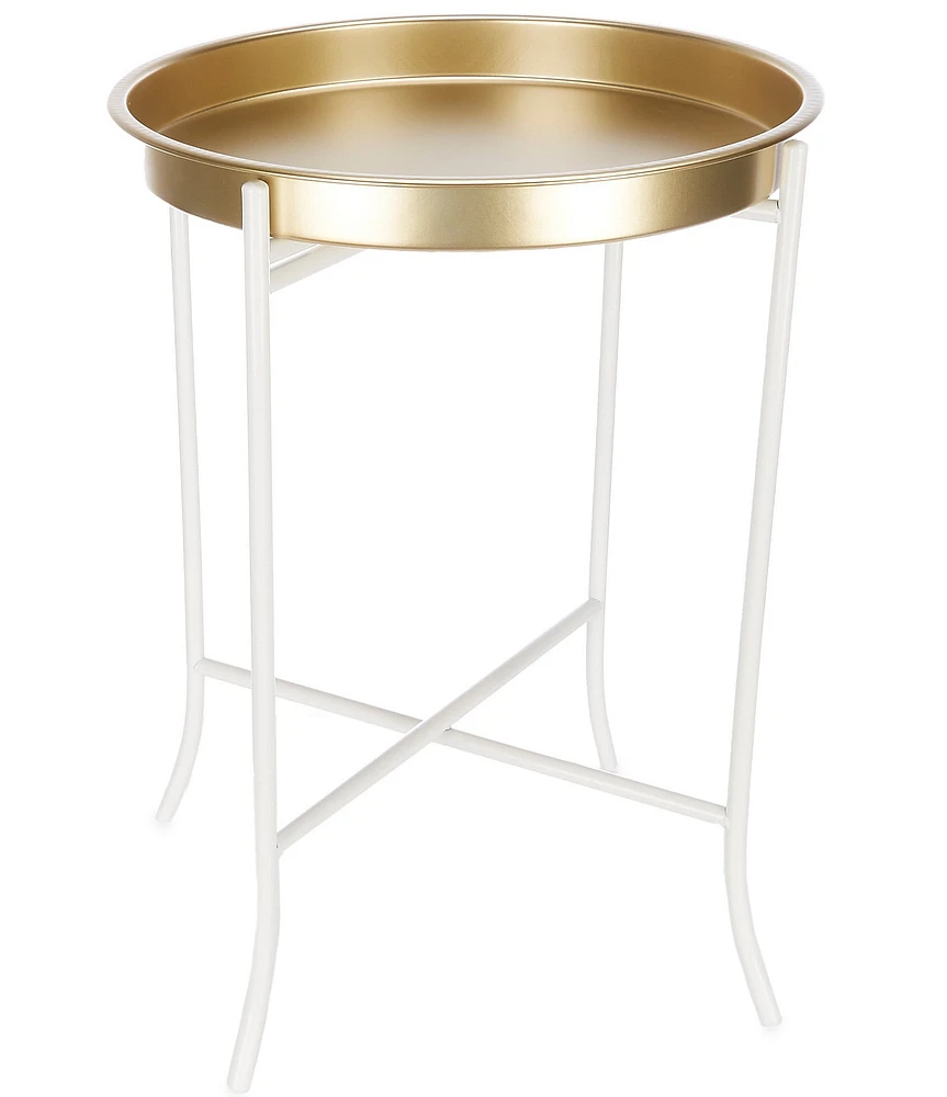 Southern Living Summer Shop Collection Round Folded Tray Table