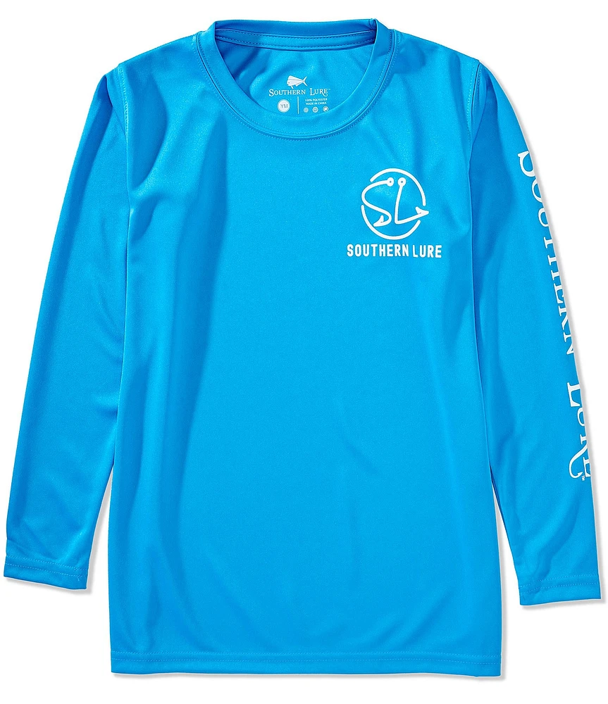 Southern Lure Big Boys Long Sleeve UV Protection Graphic Rashguard T-Shirt