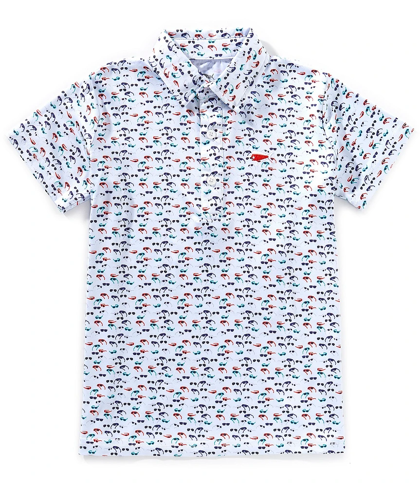 Southern Lure Big Boys 8-20 Short Sleeve Conversation Polo Shirt