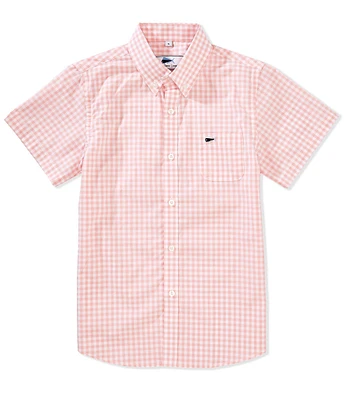 Southern Lure Big Boys 8-20 Short Sleeve Sport Gingham Shirt