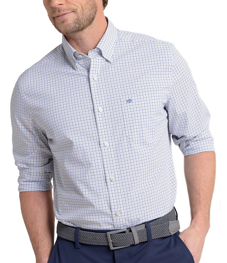 Southern Tide Balfour Plaid Long Sleeve Woven Shirt