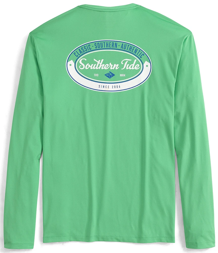 Southern Tide Est 2006 Badge Performance Stretch Long Sleeve Graphic T-Shirt