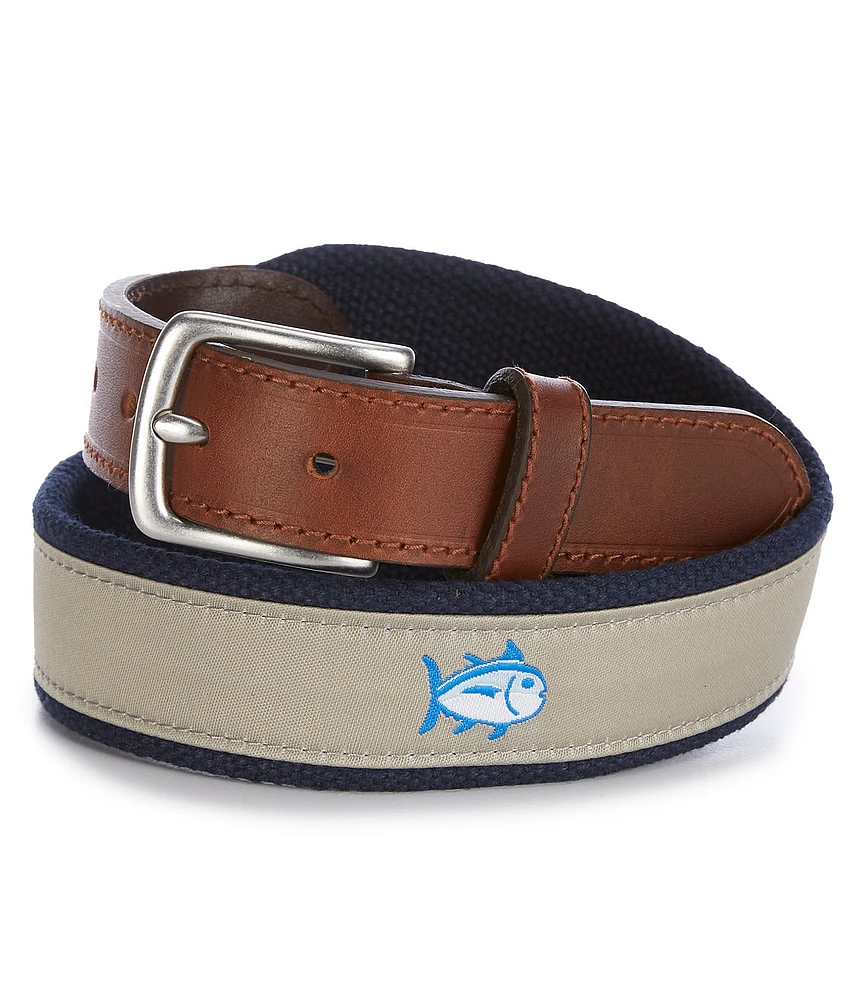 Southern Tide Little/Big Boys Woven Skipjack Ribbon Belt
