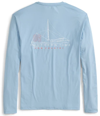 Southern Tide Low Country Est 06 Performance Stretch Long Sleeve T-Shirt