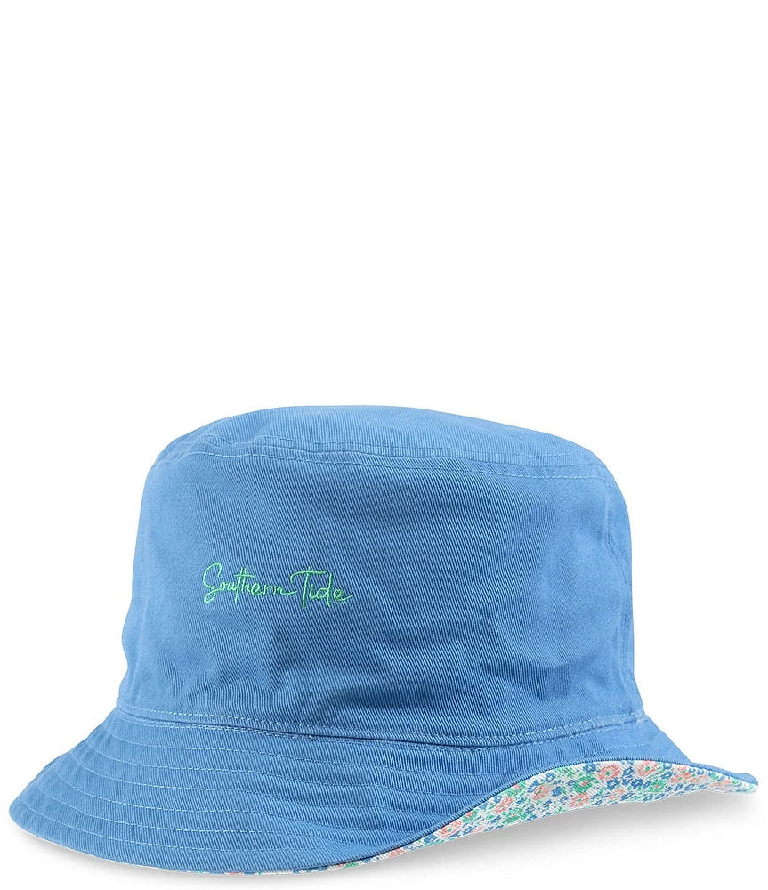 Southern Tide Petal Party Reversible Bucket Hat