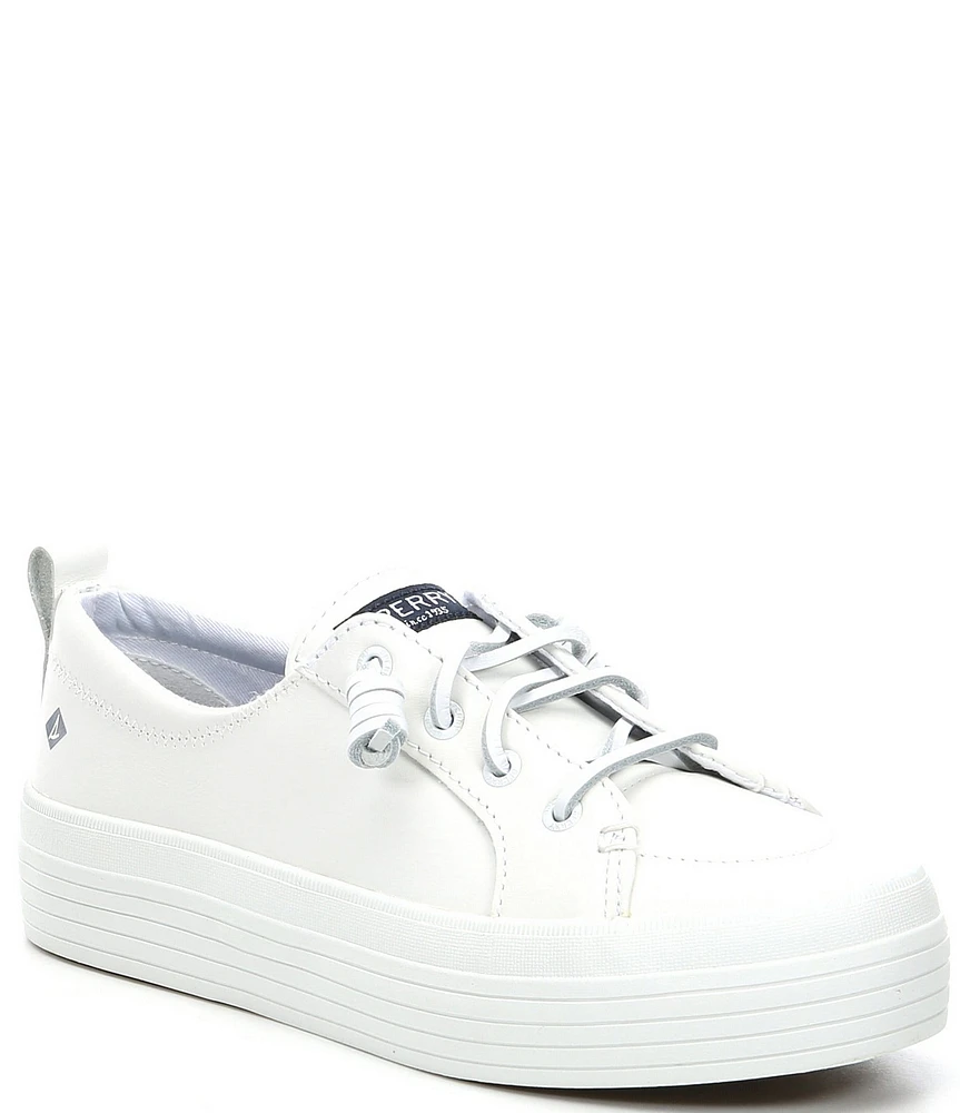 Sperry Women's Crest Vibe Leather Platform Sneakers