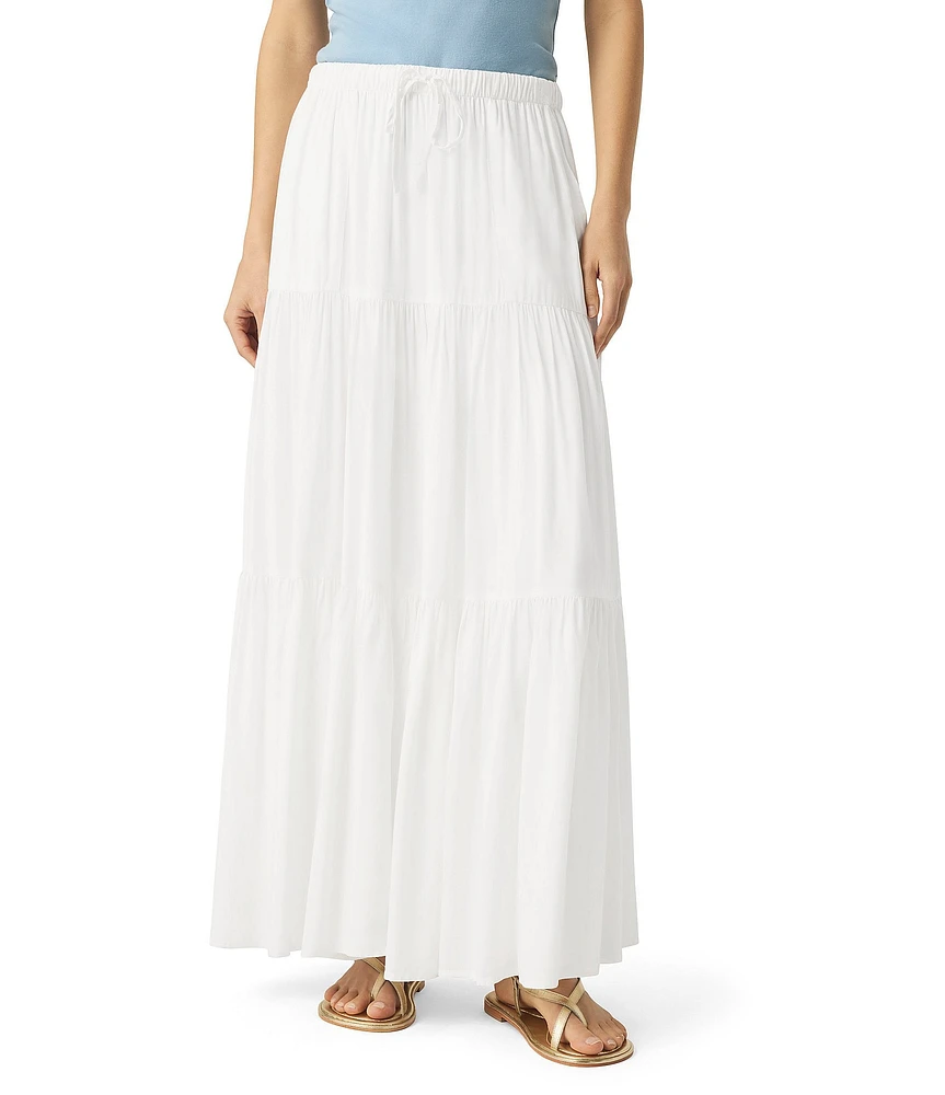 Splendid Melanie Knit Mid Rise A-Line Skirt