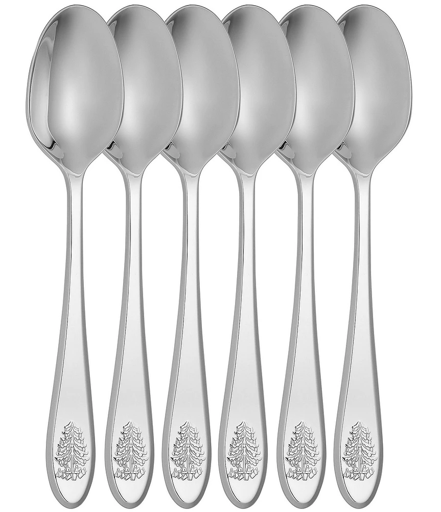 Spode Christmas Tree Cocktail Spoons Set of 6