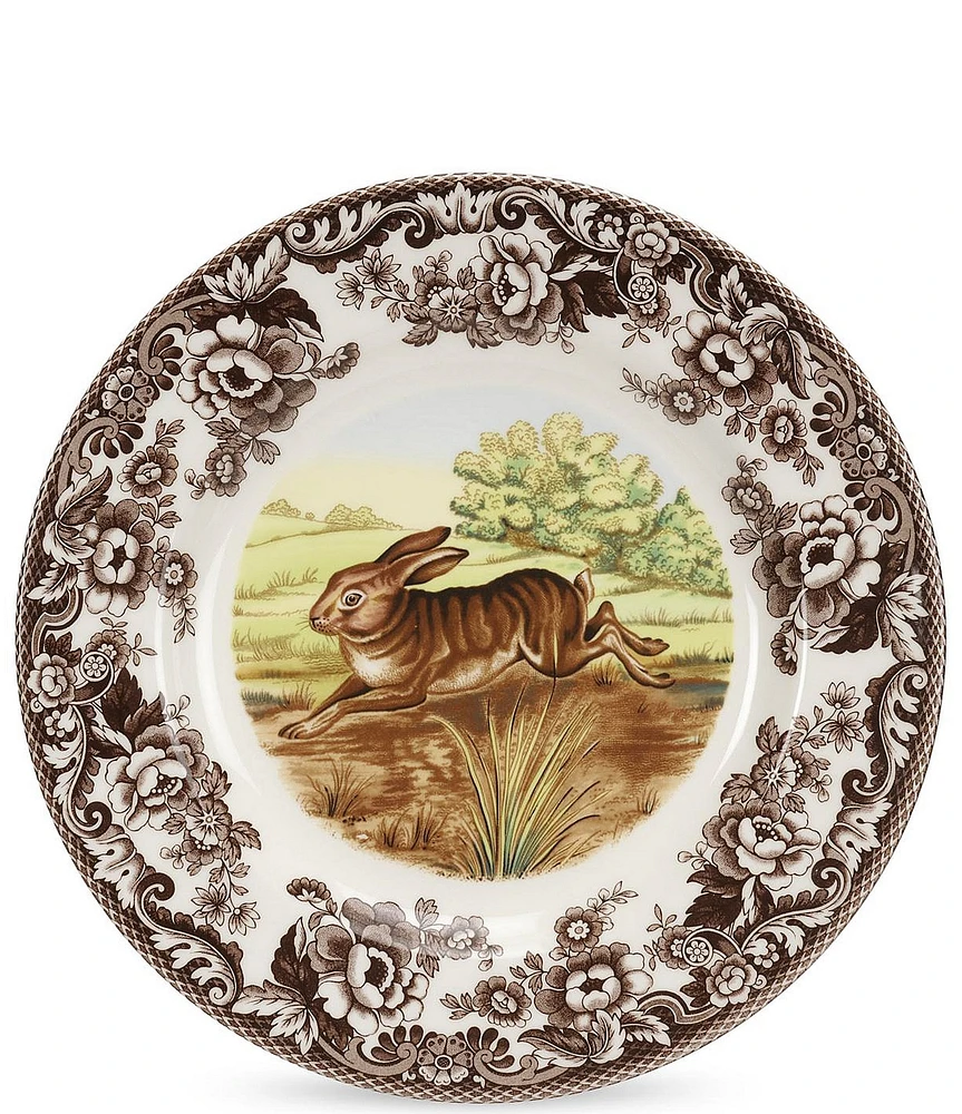 Spode Festive Fall Collection Woodland Rabbit Dinner Plate