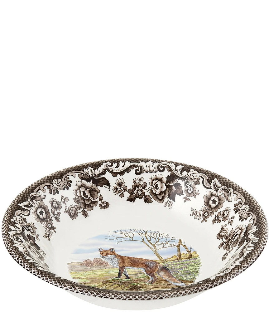 Spode Festive Fall Collection Woodland Red Fox Ascot Cereal Bowl