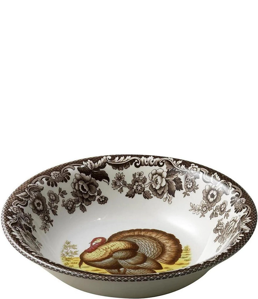 Spode Woodland Turkey Ascot Cereal Bowl