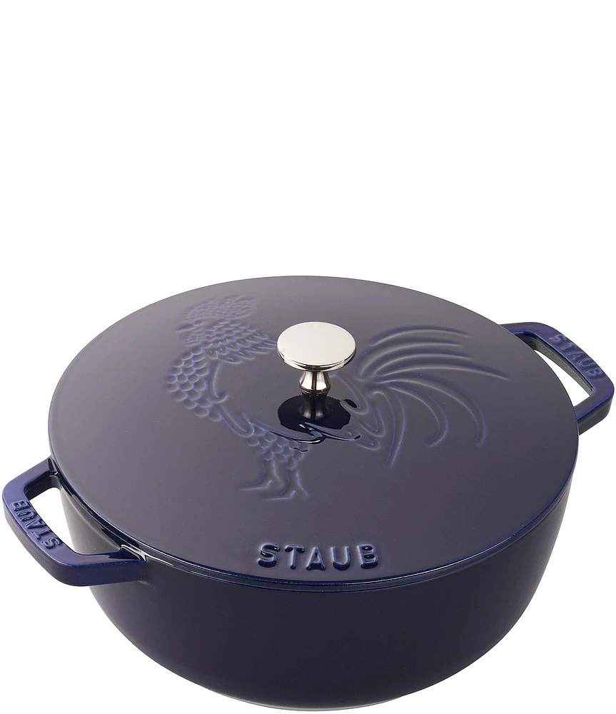 Staub Cast Iron 3.75qt Essential Dutch Oven with Rooster Lid