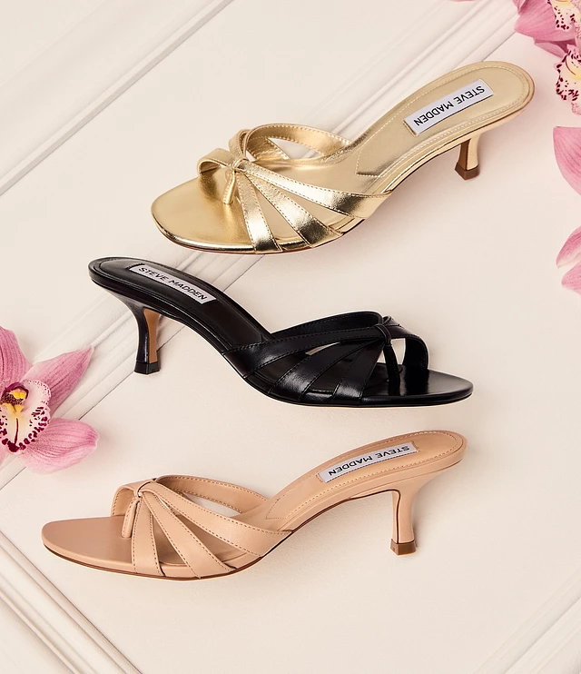 Steve Madden Cary Leather Dress Sandals | Liberty Center
