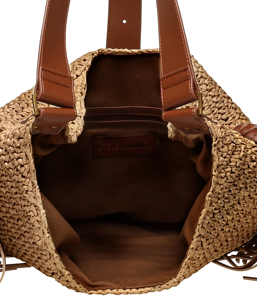 Steve Madden Coltie Straw Shoulder Bag