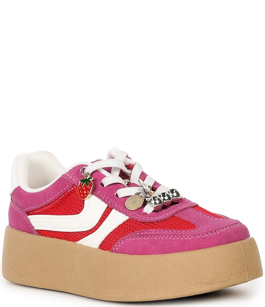 Steve Madden Girls' T-Jersey Charm Platform Sneakers (Toddler)