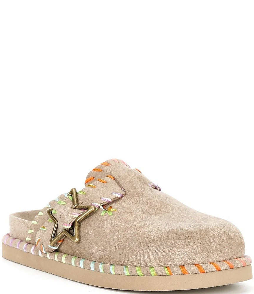 Steve Madden Girls' J-Shilo Star Buckle Hardware Clogs (Youth)