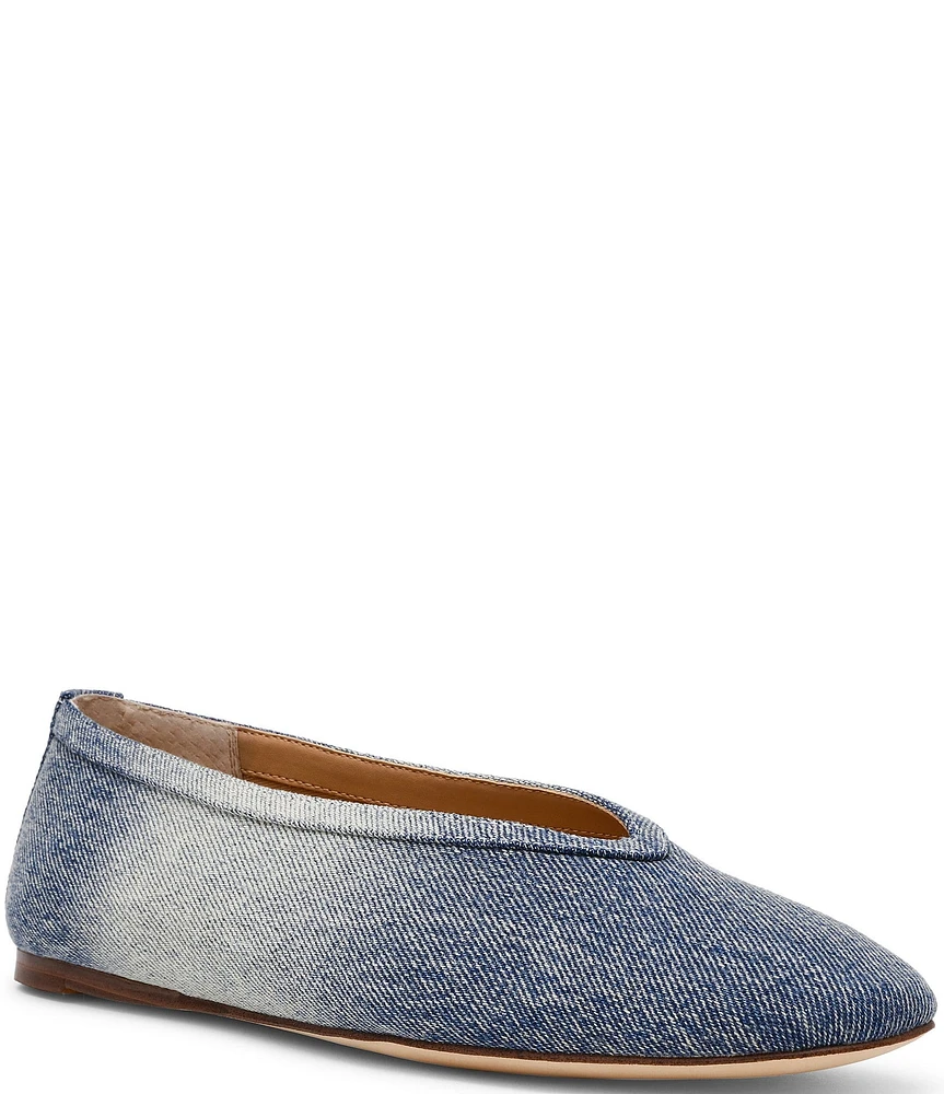Steve Madden Leni Denim Ballet Flats